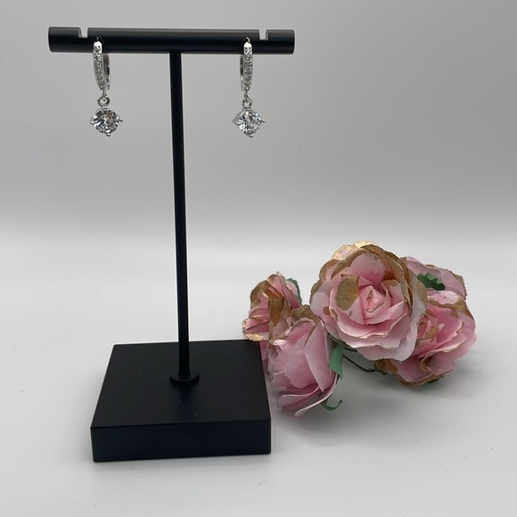 🌟SALE🌟Silver Mini Drop Mosaic Earrings - Picture 6 of 7